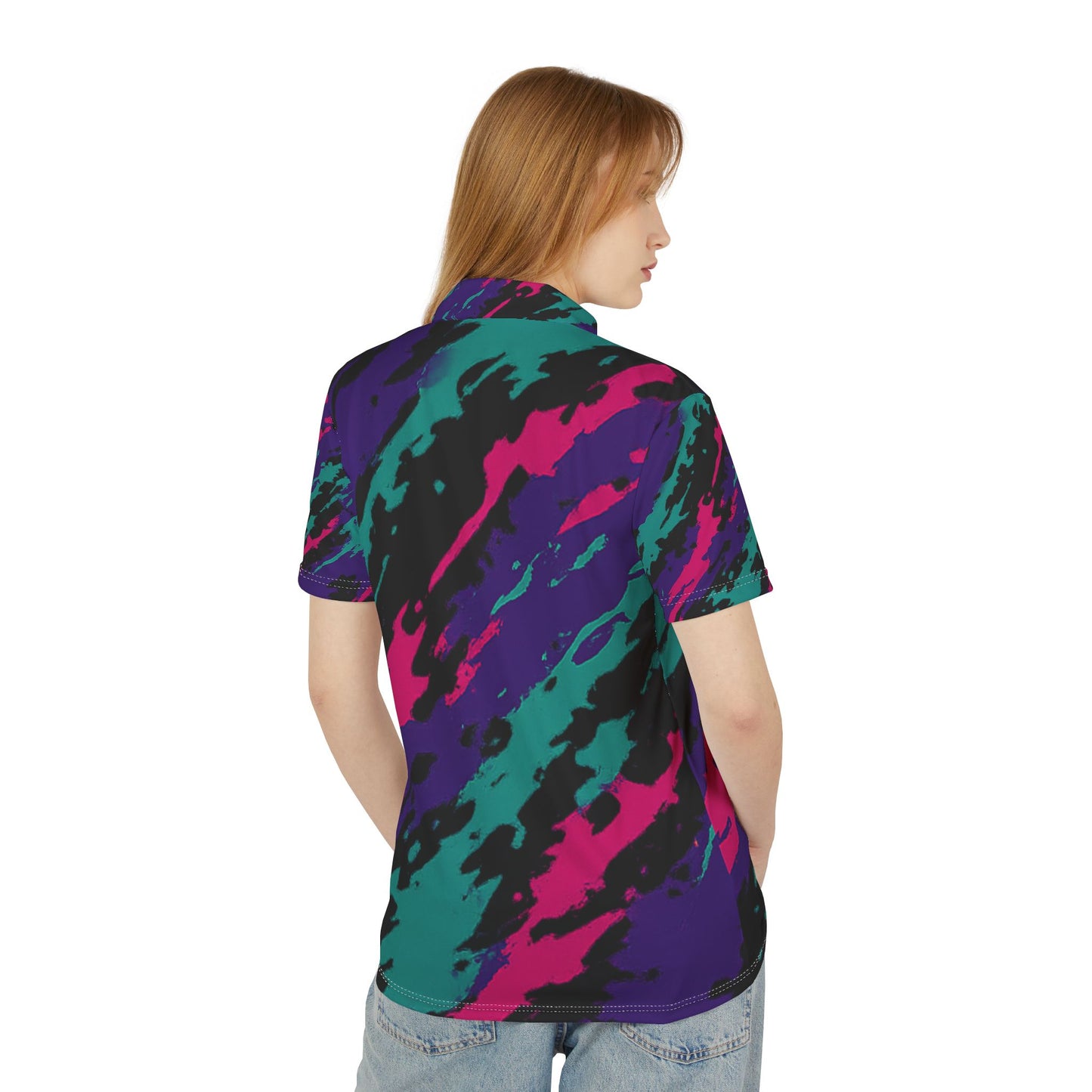 The Splat Performance Polo | 90s JDM Oil Splash Motorsport Golf Shirt