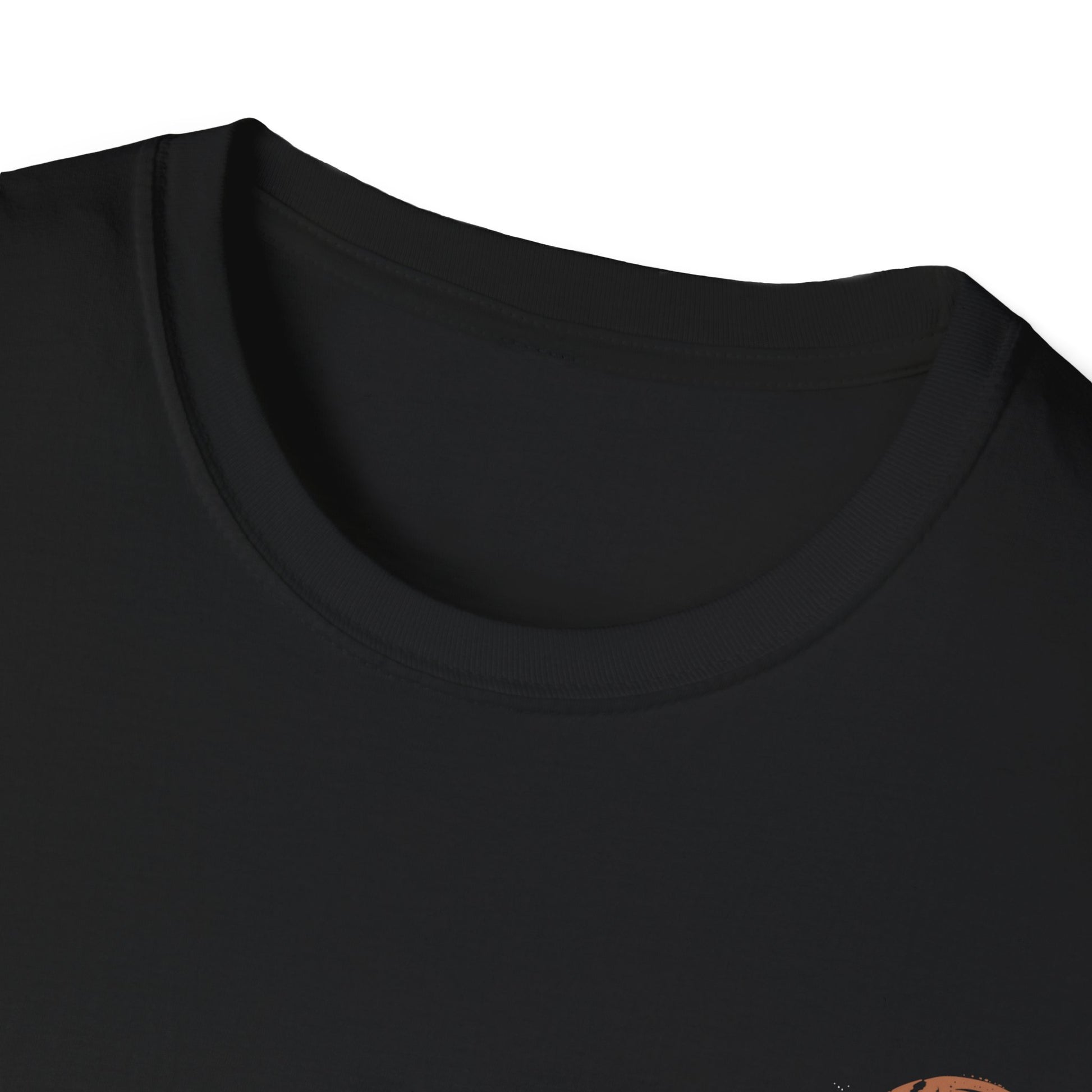 Close-up view of the black neckline on a Passion - New Logo graphic tee, part of Tokyo Auto Tribe’s collection built for fans of Japanese car culture and late-night drives.