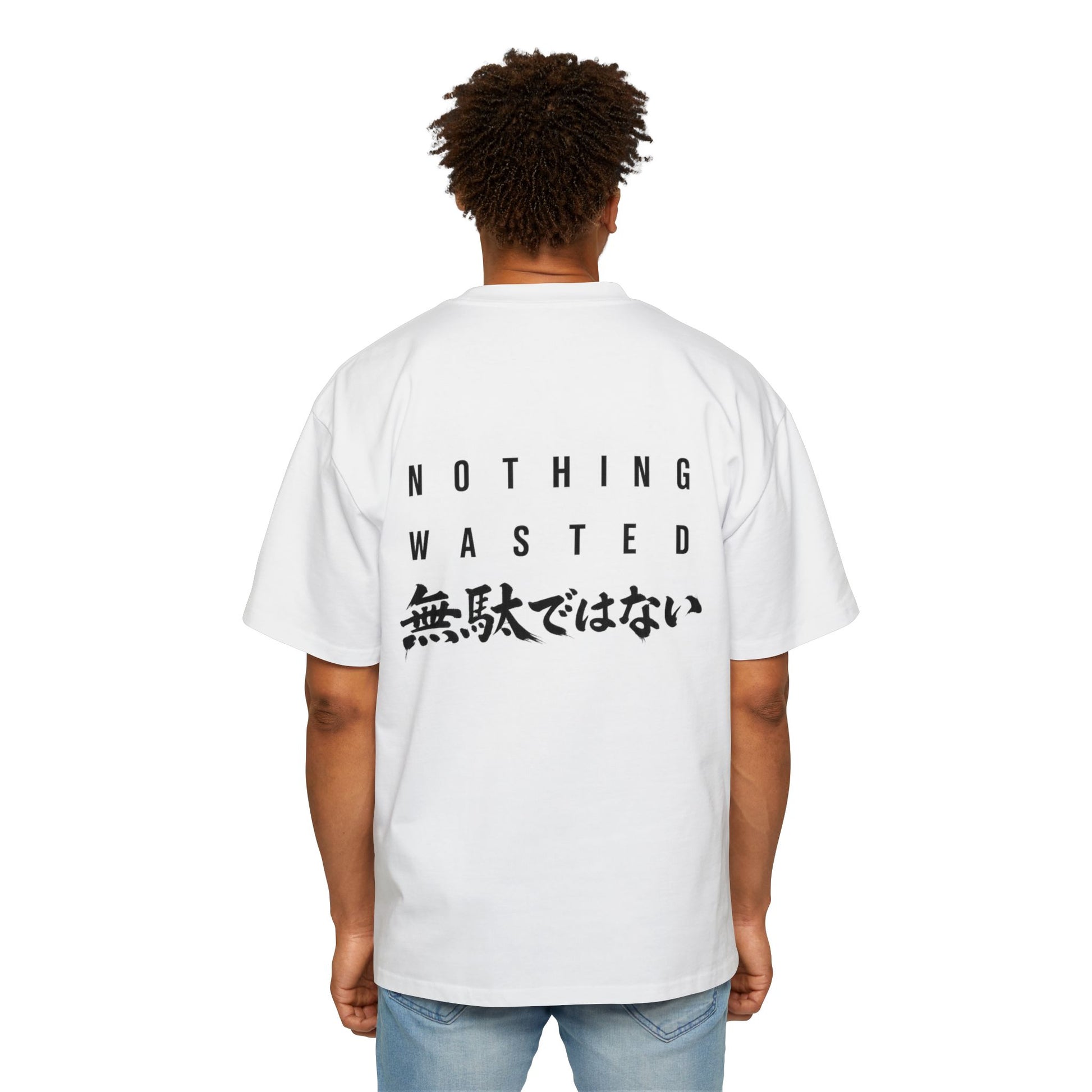 Nothing Wasted oversized philosophy tee by Tokyo Auto Tribe